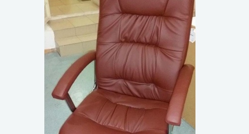 Обтяжка офисного кресла. Горнозаводск
